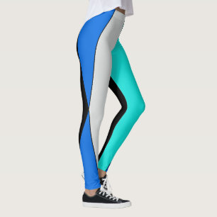 Geometric abstraction leggings