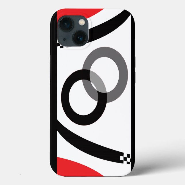Geometric Arc Circle Case-Mate iPhone Case (Back)