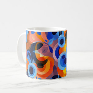 Geometric ark artwork. retro vintage coffee mug
