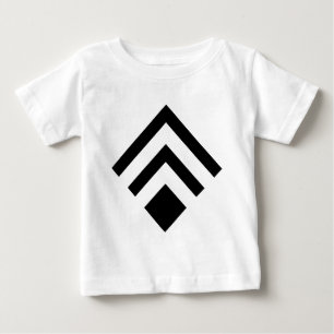 Geometric Arrow 02 - Black Baby T-Shirt
