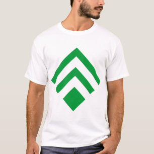 Geometric Arrow 02 - Grass Green T-Shirt