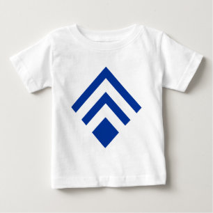 Geometric Arrow 02 - Navy Blue Baby T-Shirt