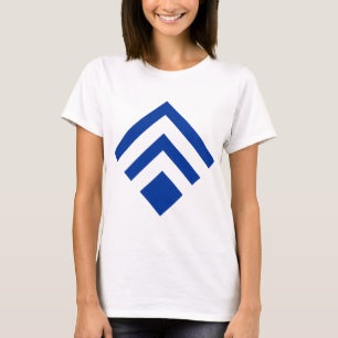 Geometric Arrow 02 - Navy Blue T-Shirt