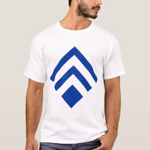 Geometric Arrow 02 - Navy Blue T-Shirt