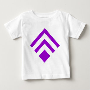Geometric Arrow 02 - Purple Baby T-Shirt