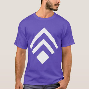 Geometric Arrow 02 - White T-Shirt