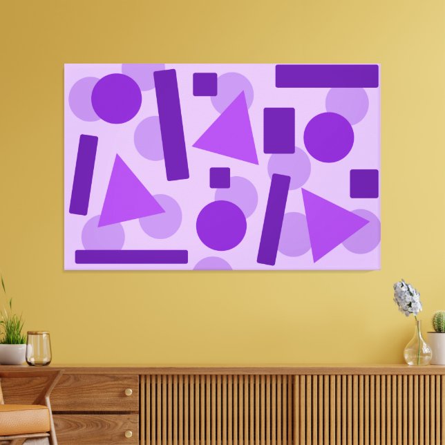 Geometric Art 001 Canvas Print (Insitu(LivingRoom))