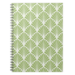 Geometric Art Deco, seamless pattern Notebook