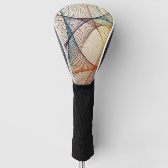 Geometric Art Golf Club Cover (Front)