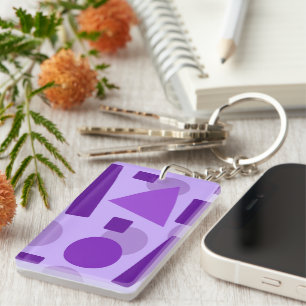 Geometric Art Key Ring