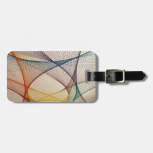 Geometric Art Luggage Tag