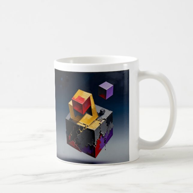 Geometric art mug (Right)