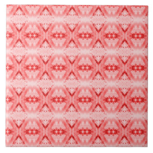 Geometric art pink abstract wall art tile