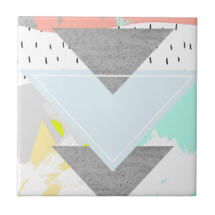 Geometric Art Print Tile