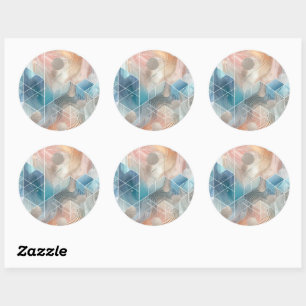 Geometric Art Sticker Set – Abstract Design