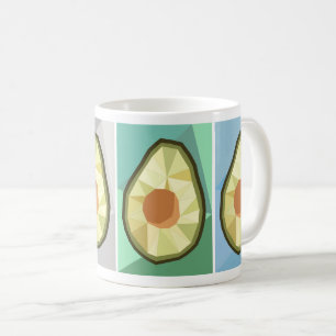 Geometric Avocados Mug