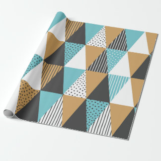 Geometric background. Abstract vintage illustratio Wrapping Paper