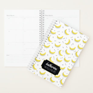 Geometric Bananas Add Your Name Planner