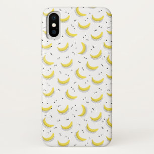 Geometric Bananas iPhone X Case