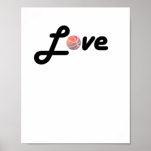 Geometric Basketball Shape Low Poly Basketball Gif Poster