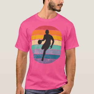 Geometric Basketball Shape Low Poly Basketball Gif T-Shirt