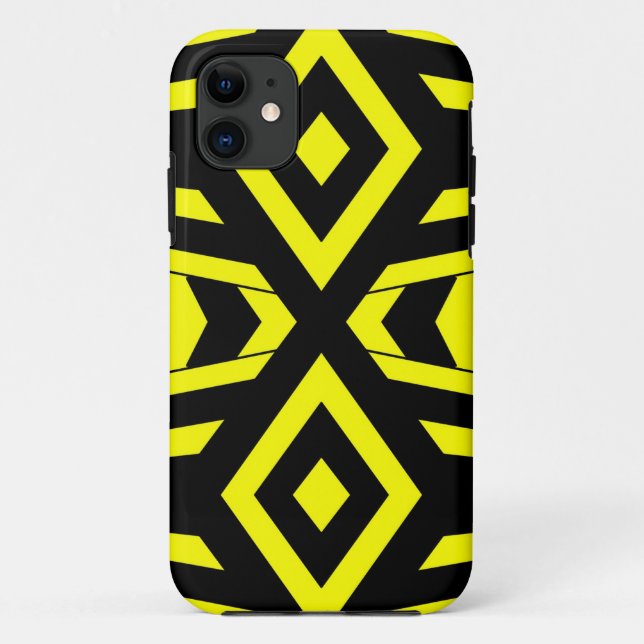 Geometric Bee Case-Mate iPhone Case (Back)