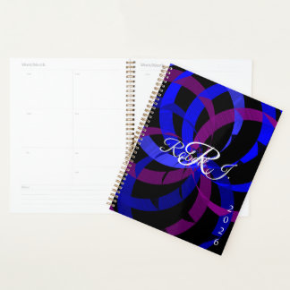 Geometric Berry Blend Designer Planner