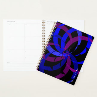 Geometric Berry Blend Designer Planner