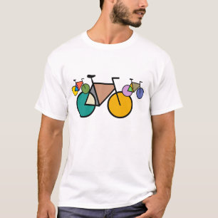 Geometric Bicycle Art T-Shirt