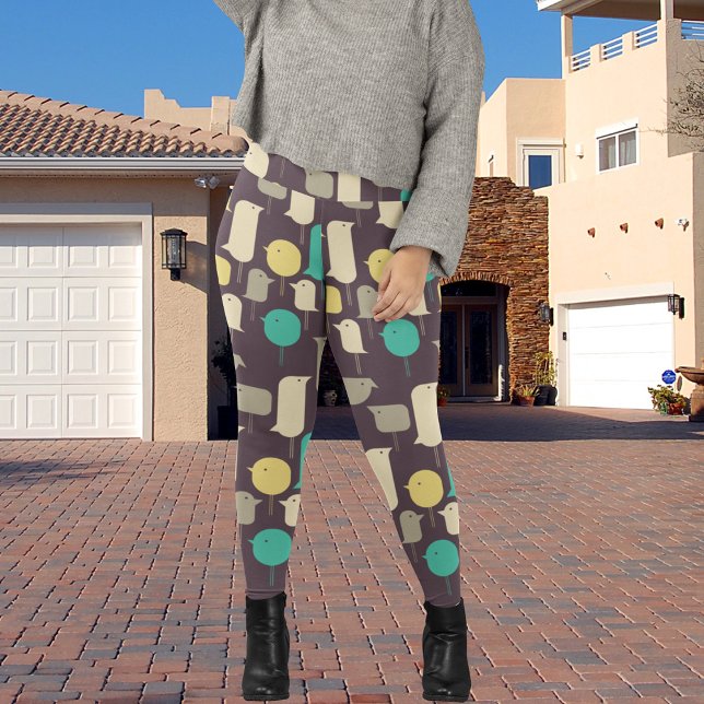 Geometric Birds Leggings (Creator Uploaded)