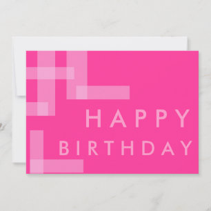 Geometric Birthday Invitation