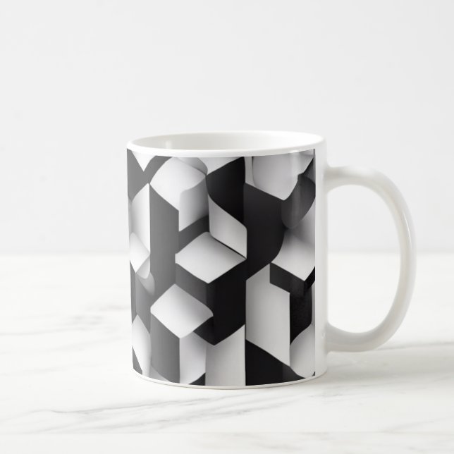 Geometric Bliss - 3D Textured Mug (Right)