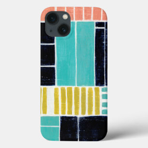 Geometric Blocks iPhone 13 Case