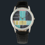 Geometric Blocks Watch<br><div class="desc">Geometric Blocks. Artist: Grace Popp. Image ID: 150774FN.</div>