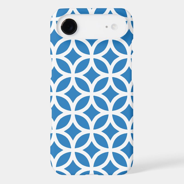 Geometric Blue Iphone 4/4S Case (Back)
