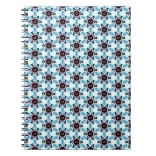 Geometric Bonanza Spiral Notebook