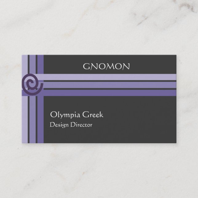 Geometric Business Cards (Front)