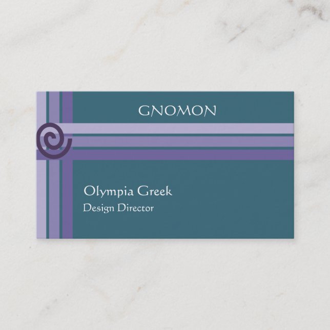 Geometric Business Cards (Front)