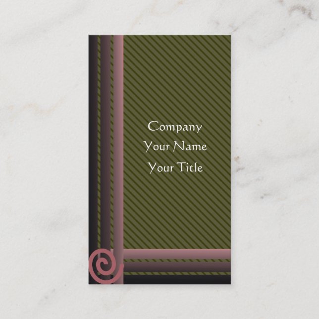 Geometric Business Gards Card (Front)