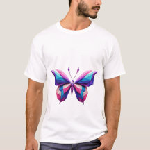 Geometric butterfly T-shirt