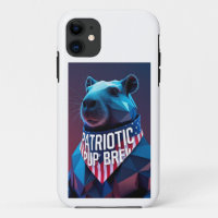Geometric Capybara Phone Case