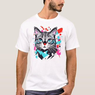 geometric cat T-Shirt