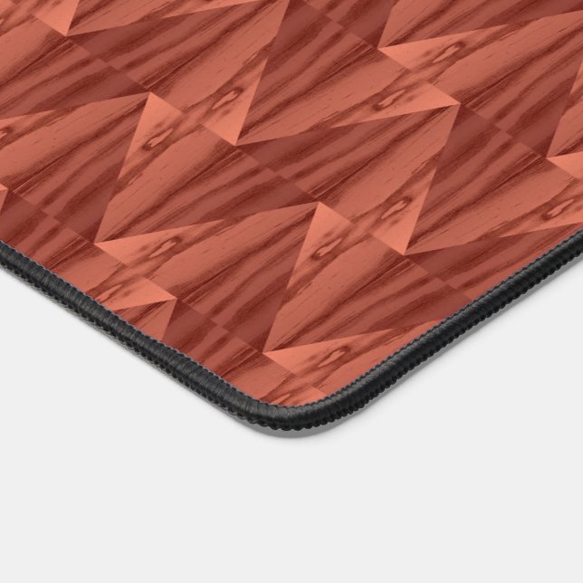 Geometric Cedar Desk Mat (Corner)