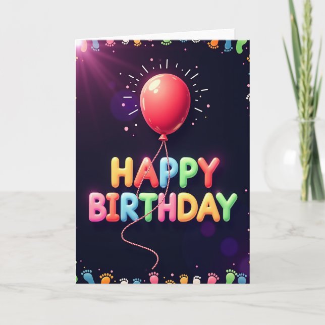 Geometric Celebration Card (Front)