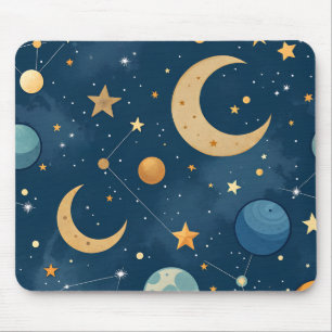 Geometric Celestial Mousepad