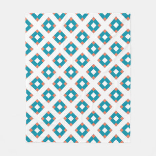 Geometric Charm Fleece Blanket