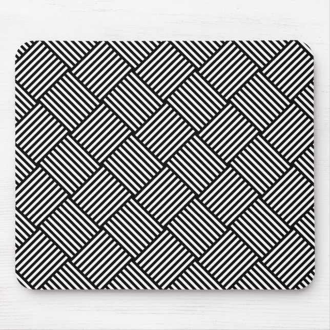 Geometric checked texture mouse mat (Front)