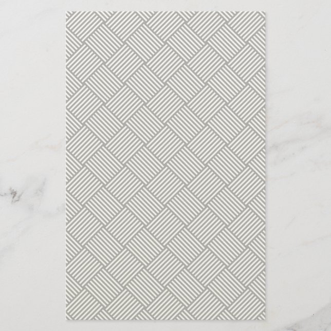 Geometric checked texture stationery (Front)