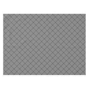 Geometric checked texture tablecloth