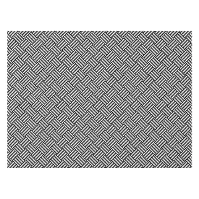 Geometric checked texture tablecloth (Front (Horizontal))